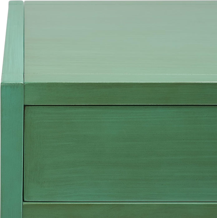 Home Collection Esther Turquoise 2-Drawer Desk