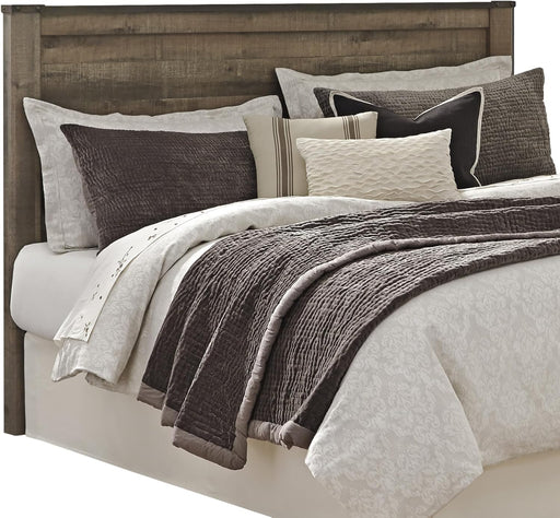 Trinell Rustic Panel Headboard, King/California, Warm Brown