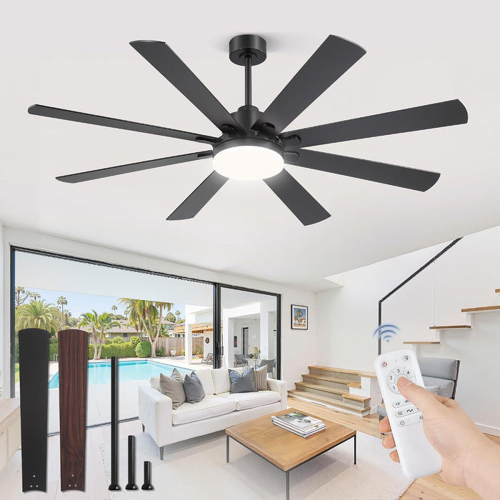 Precision Engineered Energy Efficient Black Ceiling Fan