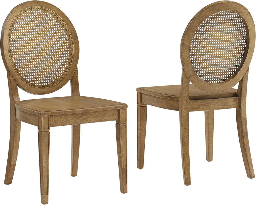 Katia Cane-Back Dining Chairs, Set of 2