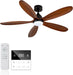52Inch EnergySaving SolidWood Ceiling Fan Remote Lights