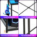 33.5" Small Gaming Desk with LED Lights & Power Outlets, Compact Computer Desk with Monitor Stand & CPU Stand, Gamer Table with Storage Drawer, Side Hooks for Home Office, Bedroom, Black
