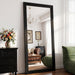 71"X32" Full Length Mirror, Large Wood Floor Mirror, Black
