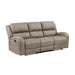 Recliner Couch, Wall Hugger Sofa Recliners, Home Theater Seating Dual Reclining Couch, Manual Recliner Couches for Living Room, Bedroom, Office, Apartment, 84.5'' Sofa Recliner, Brown