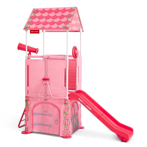 Play & Fold Away Princess Castle Slide Toddler Playhouse, Pink