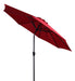 9Ft Really Red round Outdoor Tilting Market Patio Umbrella with Crank