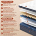 Queen Mattress, 12-Inch Hybrid, Medium Firm Euro Top