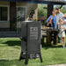Large Vertical Propane Smoker Grill 4-Rack Outdoor Gas BBQ Smoker with Temperature Control, Heavy Duty Design & Weather-Resistant Cover for Meat, Fish, Ribs