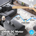 52 Inch Wood Smart Ceiling Fans with Lights Remote,Voice Control via WIFI Alexa App,Quiet DC Motor,Outdoor Indoor Ceiling Fan,Dimmable,Modern Light Wood Lighting & Fan for Bedroom Patio Porch