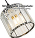 Matte Black Crystal Pendant Chandelier Lighting Fixture