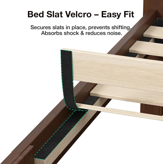 Queen Size Bed Frame with 3-Level Adjustable Upholstered Headboard