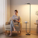36W LED Floor Lamp with Table, Super Bright Standing Lamp, Modern Stepless Dimmable Torchiere Tall Lamp with Remote Control, 350°Rotating Head Floor Lamp for Living Room, Bedroom, Office