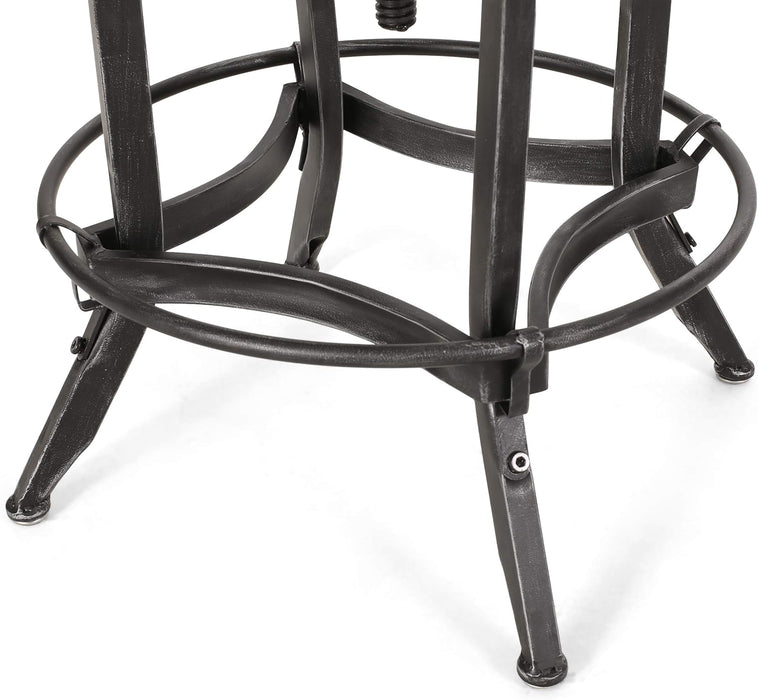 Farmdale Barstool, Antique + Pewter