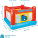 Inflatable Jump-O-Lene Trampoline Bounce House with Crawl-Thru Door & Net - Indoor & Outdoor Backyard Blow-Up Bouncy Playhouse for Kids Ages 3-6