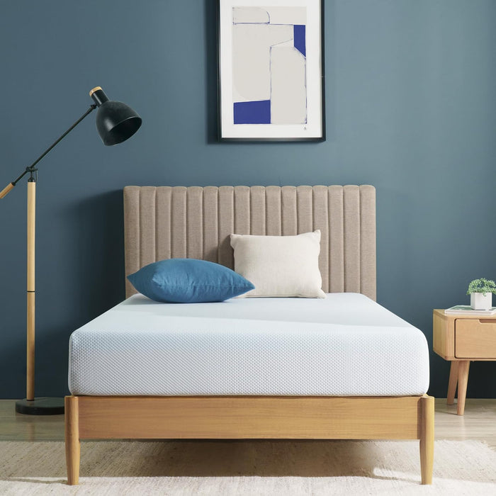 8 Inch Green Tea Cooling Memory Foam Mattress [New Version], Twin, Fiberglass Free, Medium Firmness, Cooling Gel Foam, Certified Safe Foams & Fabric, Mattress in a Box