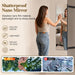 15.75”X51” Sliding Closet Mirror,Glassless Hideaway,No Drill Wall Mount
