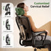 Ergonomic Office Chair with Footrest, 90-145° Reclining Desk Chair