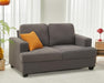 Beige Chenille Sofa with Deep Seats