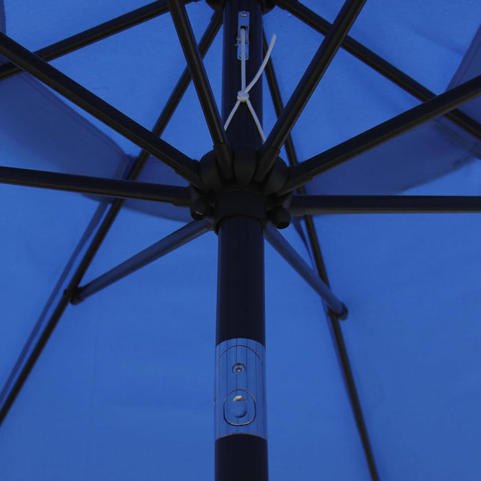 9' Outdoor Patio Umbrella, Outdoor Table Umbrella, Yard Umbrella, Market Umbrella with 8 Sturdy Ribs, Push Button Tilt and Crank