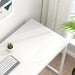 White Computer Desk, Modern Home Office Desk, Small Wood Study Writing Table Workstation for Bedroom Living Room, 47 Inch