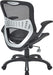 Riley Ventilated Manager'S Office Desk Chair with Breathable Mesh Seat and Back, Black Base with Black