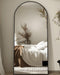 Floor Mirror, 46"×86" Full Length Mirror with Stand for Bedroom Living Room, Black