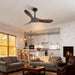 Smart 42 Inch Outdoor Ceiling Fan Alexa Remote