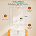 Bathroom Vanity Mirror Frameless with 1" Beveled Edge 24X36 In