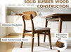 Wooden Dining Chairs Set of 4, Farmhouse Kitchen Chairs