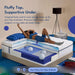 12 Inch Queen Size Mattress in a Box, Medium Firm Mattress of Cooling Gel Memory Foam & Individual Pocket Coils for Motion Isolation & Pressure Relief, Certipur‑Us Certified