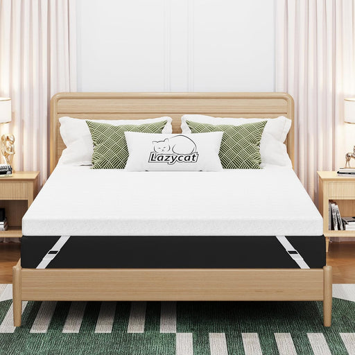 Queen Mattress Topper, 3 Inch Memory Foam Mattress Topper for Back Pain Relief, Removable & Washable Cover, Anti-Slip, Certipur-Us & Oeko-Tex Certified