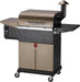 Wood Pellet Grill Smoker with PID Controller, 8-In-1 Master Sear BBQ Grill, Auto Temperature Control, Huge Storage Cabinet Side Shelf with Tool Hooks, 572 Sq in Cooking Area for Outdoor, 600D