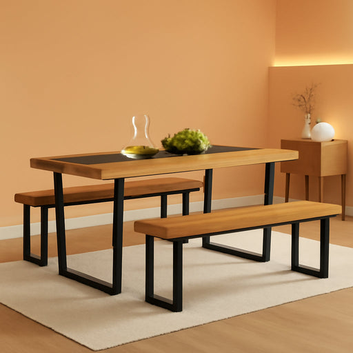 Large 6-8 Seat Farmhouse Modern Kitchen Dining Table