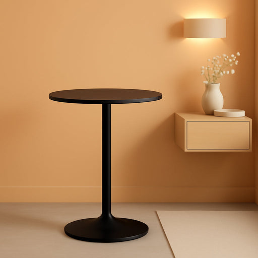 40 Inch Round Bistro Pub Table SteelFrameConstruction