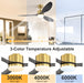 Contemporary 52 Inch Dc Motor Ceiling Fan With Remote