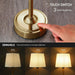 Cordless LED Tabletop Lamp With Progressive Dimmer
