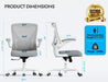 Office Chair: 330LBS Mesh Ergonomic Desk Chair Comfy with 3D Lumbar& Swivel