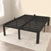 16 Inch Queen Bed Frame, Heavy Duty, No Box Spring Needed, Black