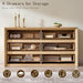 60 Inch 6 Drawer Dresser for Bedroom, 20" Depth for More Storage