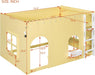 PrimroseYellow Full Size Kids Loft Bed WithPlayArea