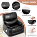 Large Lift Chair with Heat, Massage, & USB