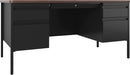 Fortress Series Walnut Top Teacher'S Desk