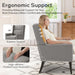 Grey Armchair HighBack CommercialGrade For Living Room