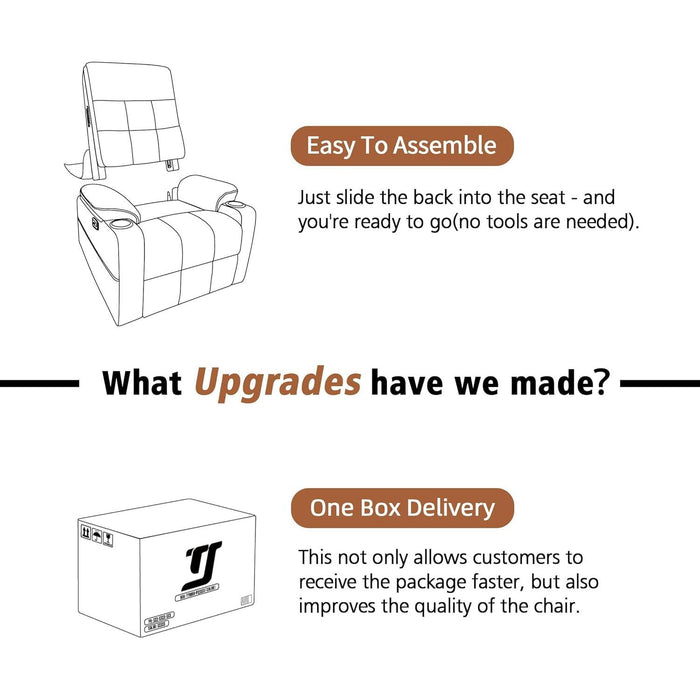 Power Rocking Recliner with Massage & USB