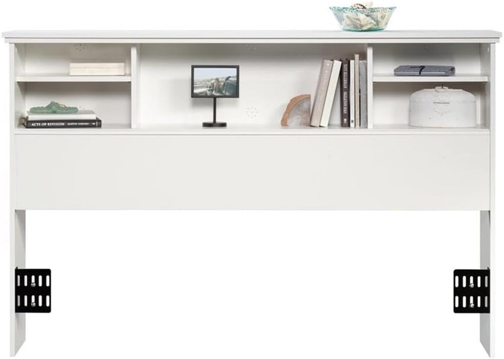 Transitional Engineered Wood Full-Queen Headboard in White