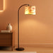 61“Dried Flowers Floor Lamp with 9W 3 Color Temperatures LED Bulb, Tall Standing Lamp with Adjustable Floral Lampshade for Living Room,Bedroom,Office