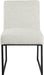 Channeled Metal Dining Chair - Sustainable Gray Woven (Single Pack)