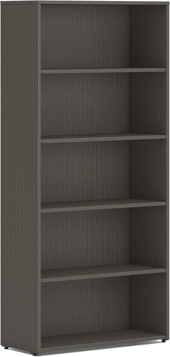 MOD Laminate Bookcase Mahogany 2 Shelf 30" W X 13" D X 29" H