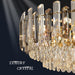 Gold Crystal Chandelier 31.5 Inch Elegant Radiance