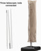 Outdoor Cantilever Umbrella Cover Easy Setup S Size Beige